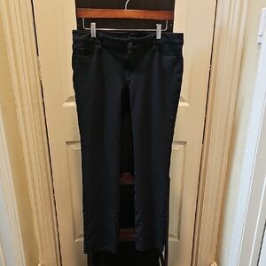 White House Black Market Black Straight Leg Pants
